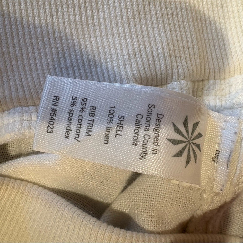 Athleta white linen Selene skirt size 6 - Picture 4 of 7